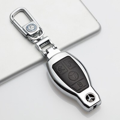 适用于新款奔驰钥匙包C200LC级GLS400套GLEGLC260GLA汽车保护壳扣