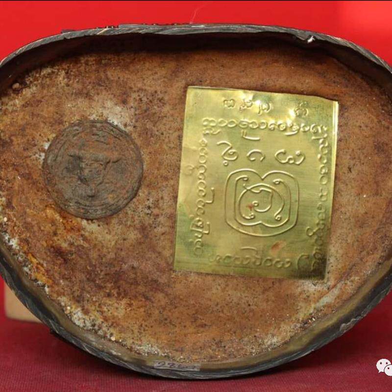 泰国佛牌真品 古巴noi 2554年 善加财 弥勒佛 供奉型 铜铸摆件