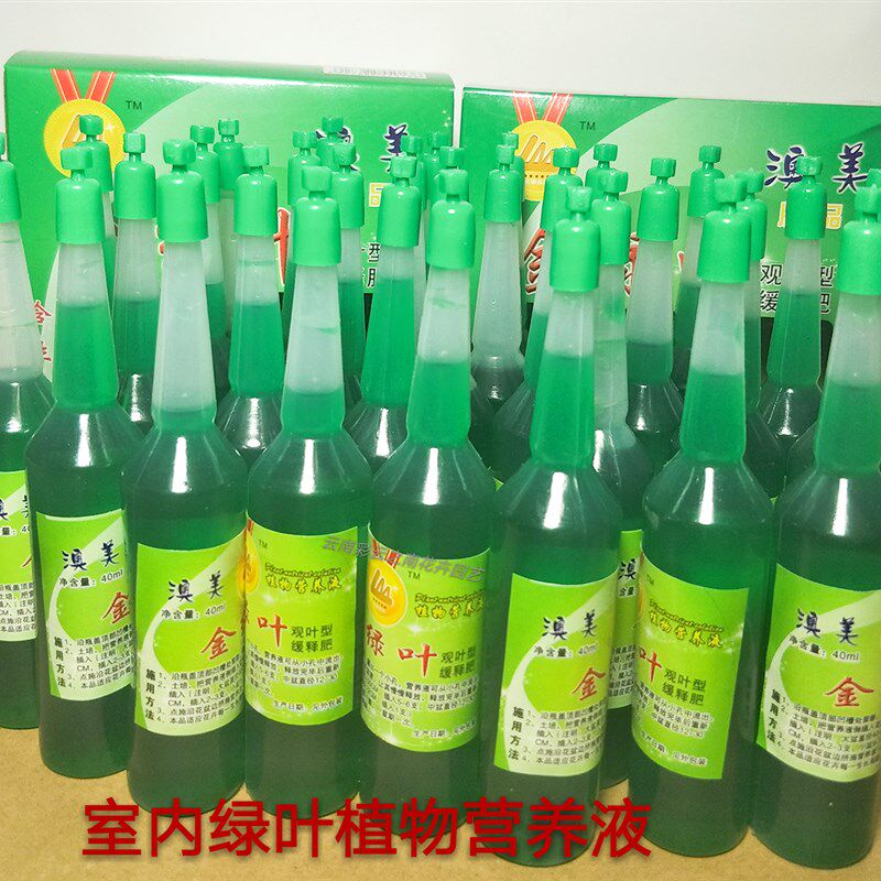 金绿叶绿叶营养液室内植物肥料发财树辛福树富贵树通绿萝绿叶肥液