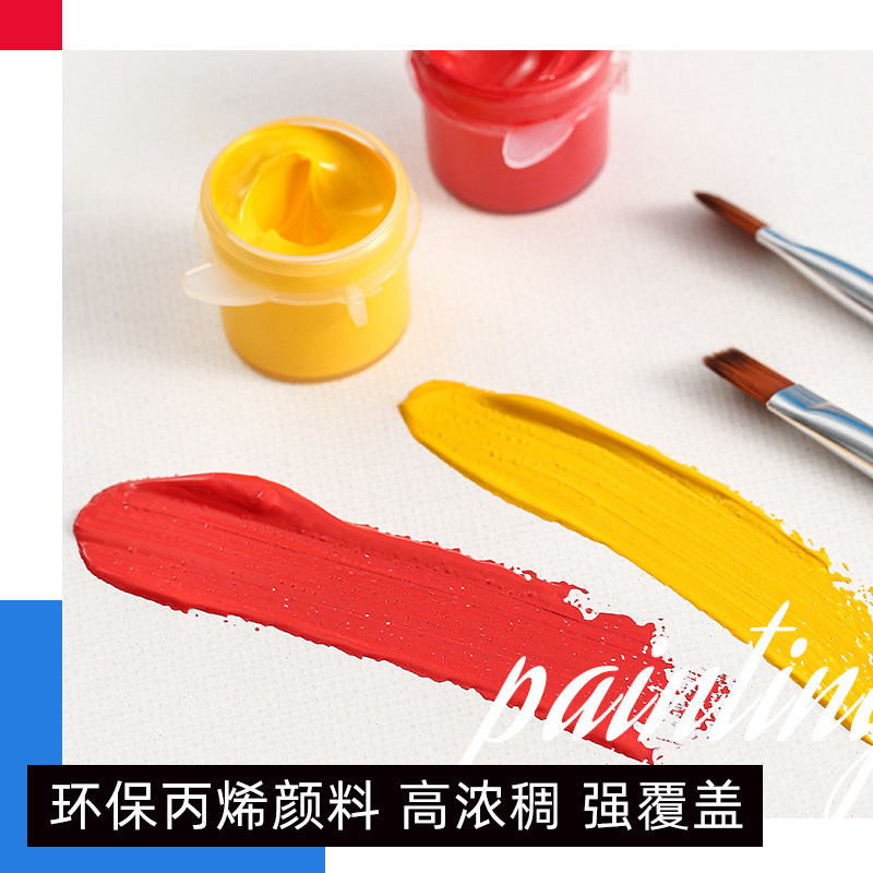 数字油画diy填充动物狗手绘涂色手工填色画油彩画装饰画 柴圆滚滚