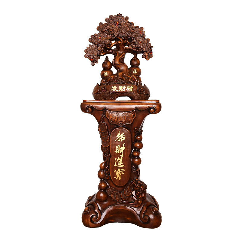 招财树摆件大号发财树摇钱树落地公司办公室摆设店铺开业乔迁送礼