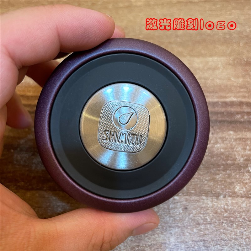 清水双层玻璃杯 简约商用便携 带滤网 杯盖激光雕刻logo 质感出众