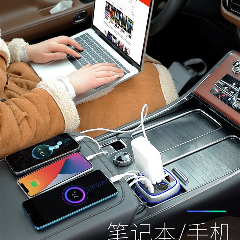 车载逆变转换器220v变压器小型插座12v转220v逆电器usb电源充电器