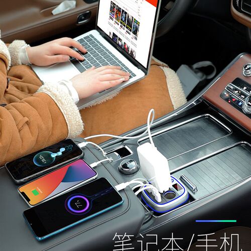 车载逆变转换器220v变压器小型插座12v转220v逆电器usb电源充电器