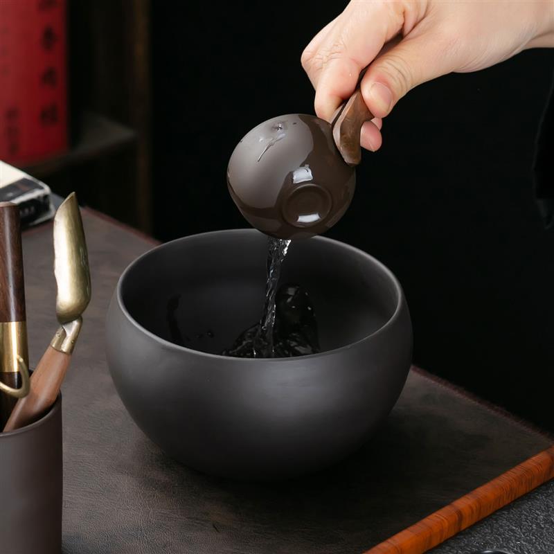紫砂茶具套装黑泥西施壶茶杯整套泡茶器三才碗闻香杯冲茶器送长辈