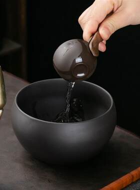 紫砂茶具套装黑泥西施壶茶杯整套泡茶器三才碗闻香杯冲茶器送长辈