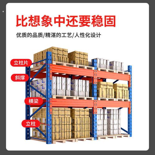 托盘货架加厚重型货架高位仓储货架大型仓库货架模具板材承重钢架