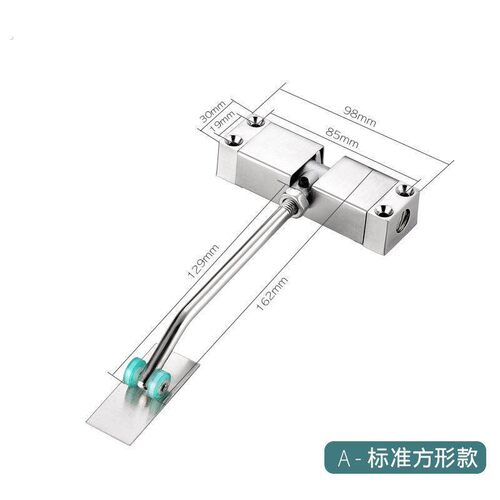 闭门器家用静音免打孔回位弹簧简易闭合器轻型随手自动关门神器