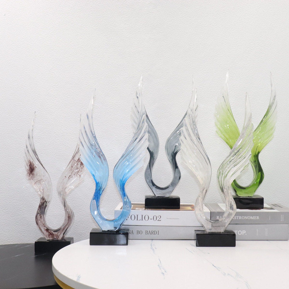 样板房间设计款大鹏展翅创意个性摆件客厅酒店大厅办公室轻奢摆设