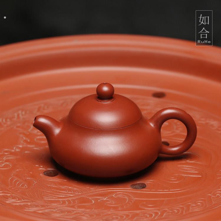 如合 原矿大红袍宜兴紫砂玉乳壶王婷谭俊潮汕工夫茶壶小壶手把壶