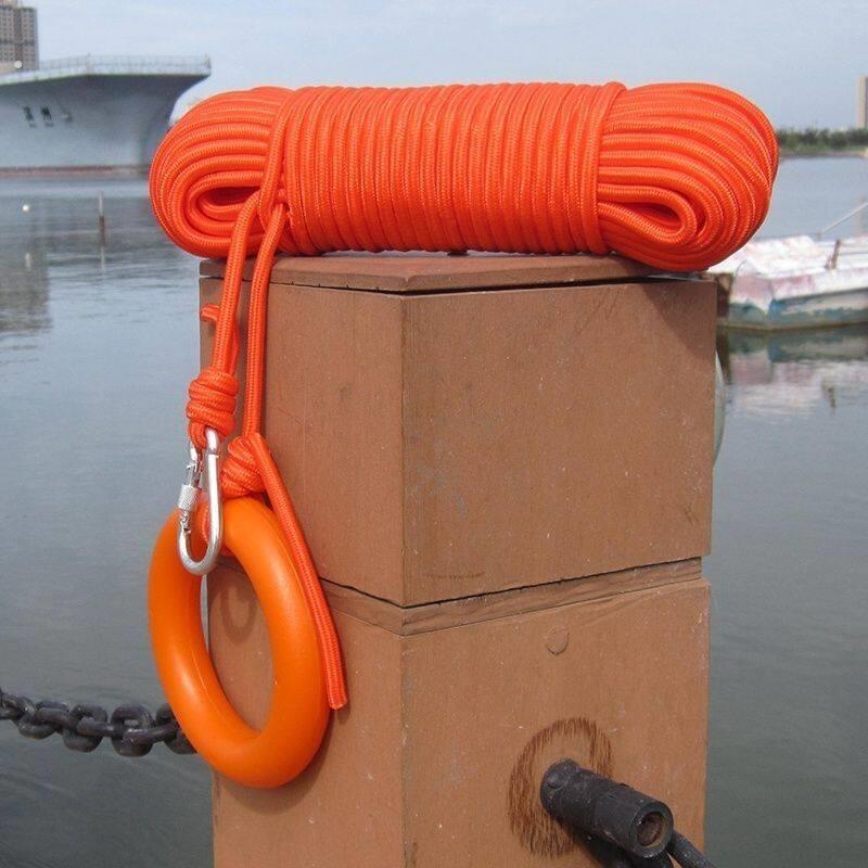 海边游泳安全绳反光漂浮绳安全抛绳救援装备应急浮潜救生安全绳子