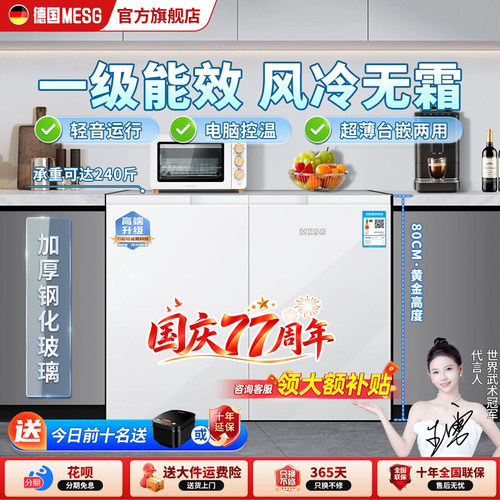 德国MESG卧式风冷无霜大容量冰箱