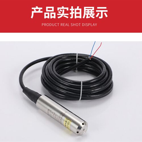 投入式液位变送器一体型静压液位传感器4-20mARS485水位计液位计