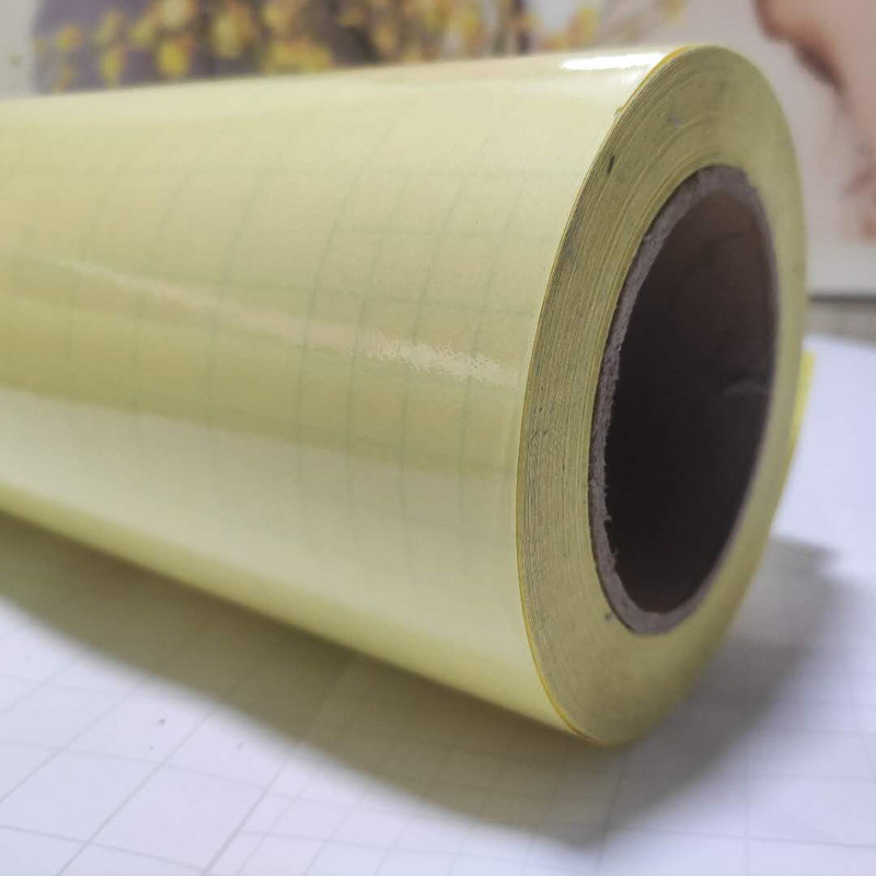 黄底冷裱膜广告图文喷绘护膜户内写真覆 覆膜PVC光膜哑膜照片贴膜