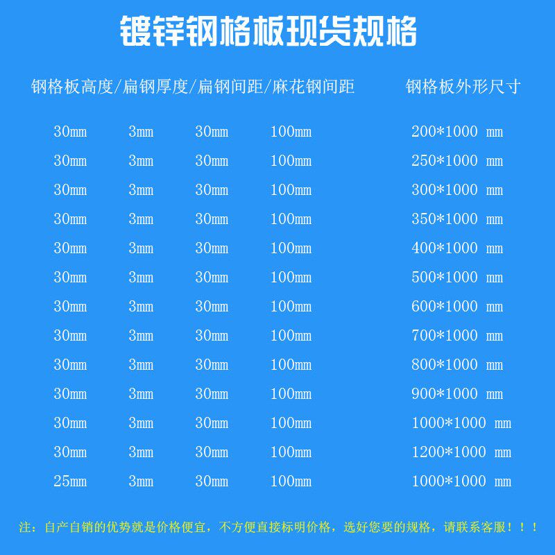 热镀锌钢格板井盖排水沟盖板电厂平台板楼梯踏步板 洗车房钢格栅