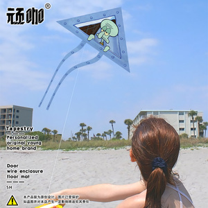 风筝山东潍坊 海绵宝宝窗口表情包儿童新手简单线轮2023新款风筝