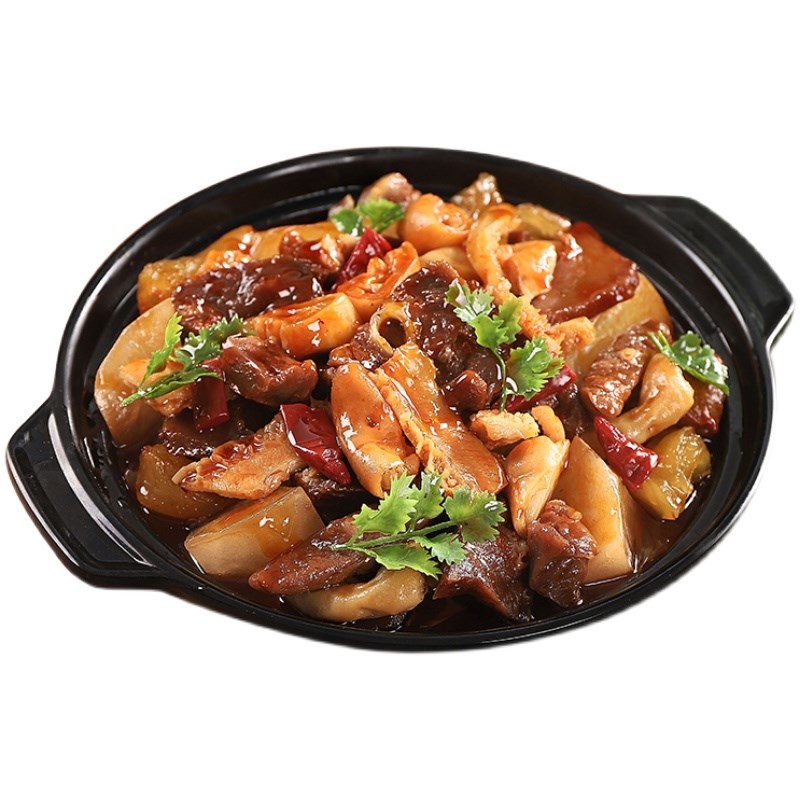 仿真砂锅牛杂煲模具食品模型中餐菜品食物样品假菜样品可定做牛杂