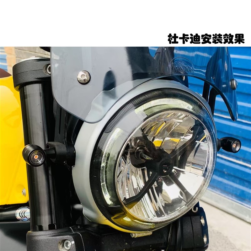 摩托车改装复古配件哈雷883杜卡迪改装子弹头LED迷你转向灯方向灯