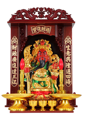 财神爷佛像家用财神神像供奉财神像文财神店铺开业关公摆件武财神