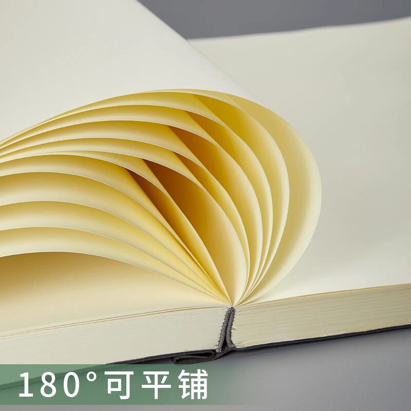 A3素描本736页加厚空白画图本 PU封面美术生速写本手绘本