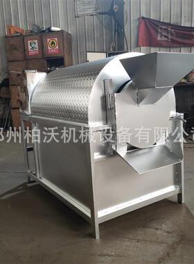 柘城用电加热炒辣椒机1000斤不锈钢滚筒电炒锅电加热辣椒段炒锅