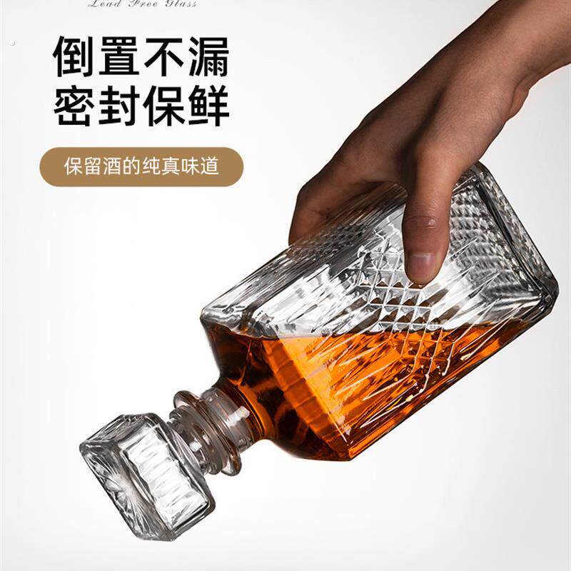 玻璃酒瓶空瓶红酒瓶子威士忌酒樽酒壶洋酒葡萄果酒装酒容器玻璃瓶