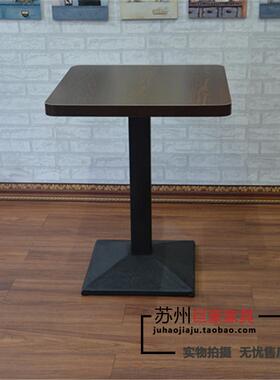 简约白色圆形桌子洽谈小圆桌咖啡桌餐厅甜品店快餐桌接待方桌白色