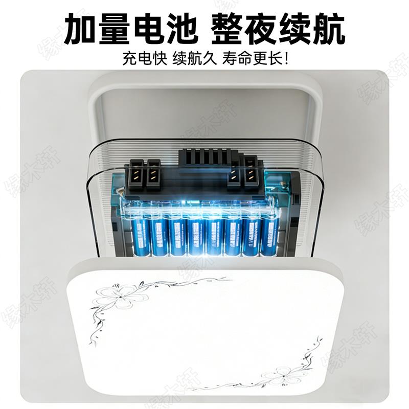 太阳能吸顶灯室内客厅超亮家用庭院灯房间阳台别墅民居LED照明灯
