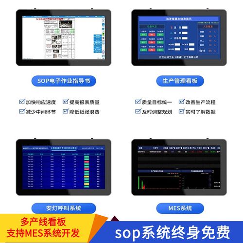 ESOP系统SOP电子作业指导书车间工位显示屏生产无纸化管理看板
