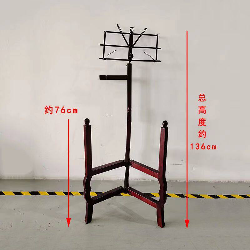 【特价结缘】台湾牛皮扁鼓寺院鼓架法会铃子鼓寺院法器三角鼓钟鼓