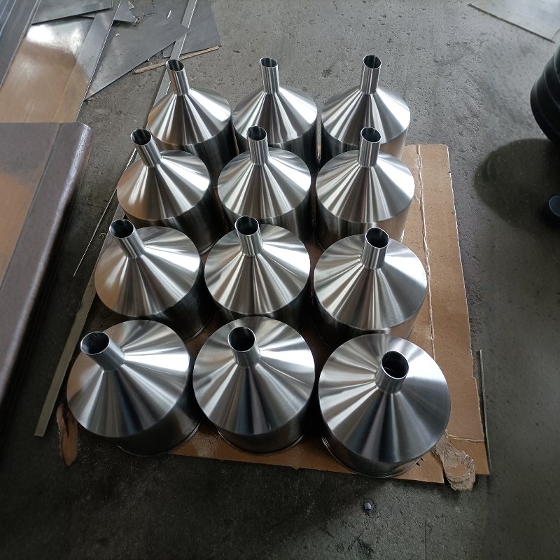 加厚304不锈钢漏斗膏体液体粉末非标大口径下料斗定制