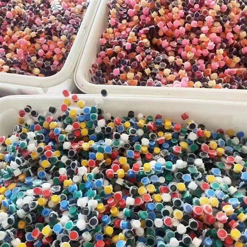 5ml丙烯颜料条多色套装调色盘画笔儿童手工DIY绘画材料包