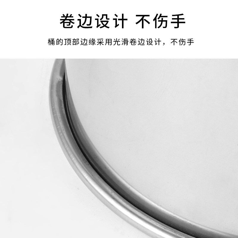 煮茶桶珍珠奶茶桶不锈钢水桶长奶桶圆汤桶豆花桶 带盖大容量汤桶