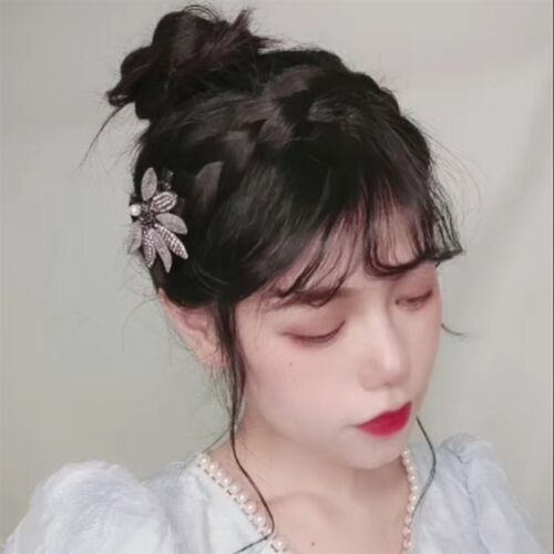 手工加宽辫发饰女士双色三股夹心麻花辫软辫子压发发带假发接发片