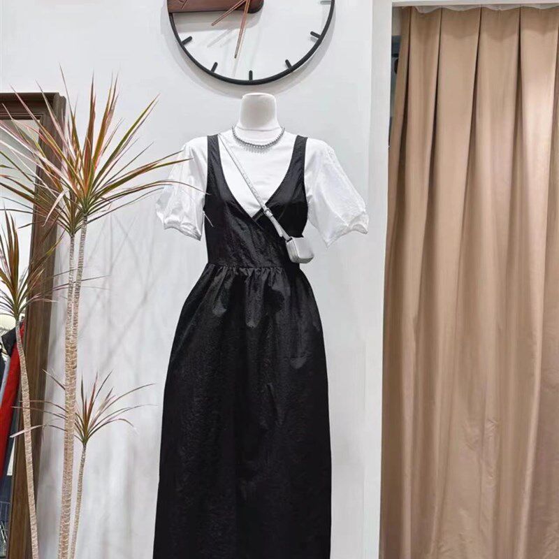 赫本风宠物美容师工作服不粘毛拒水美甲店咖啡店围裙工作服新款