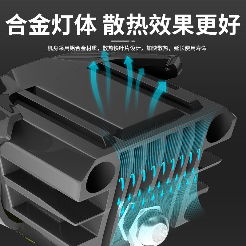 摩托车射灯外置超亮led大灯强光灯铺路透镜双光车灯远近光聚光灯