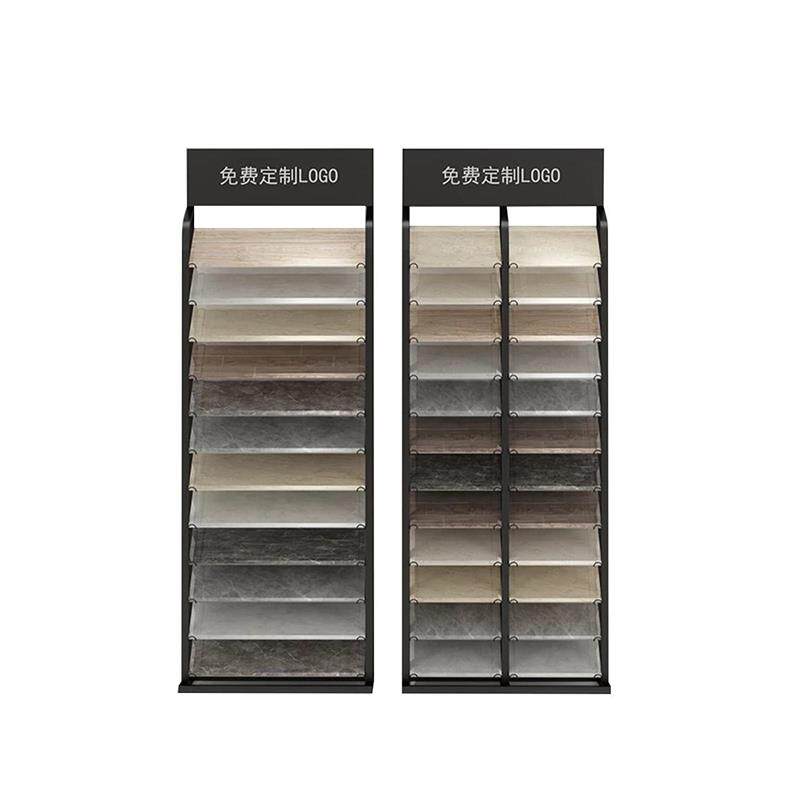瓷砖展架立式落地式地砖色板样品展示架铝扣板板材门板石材展示架
