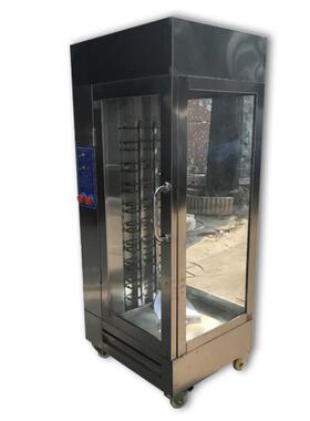 供应环保立式酒店厨房不锈钢电热烤鸭炉 安全自动旋转烤鸭烤肉炉