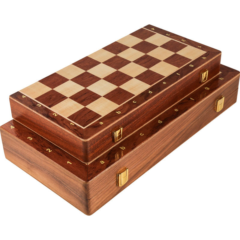 国际象棋实木高档套装大号儿童木质摺叠棋盘西洋棋比赛专用chess
