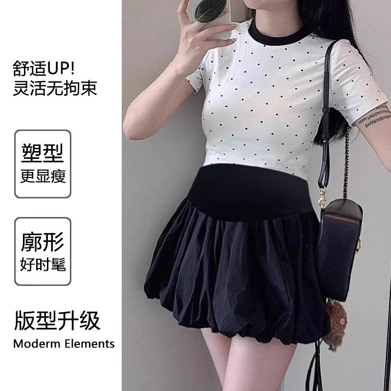 孕妇短裤夏季薄款外穿裤裙2025新款打底裤子夏花苞阔腿裤裙裤夏装