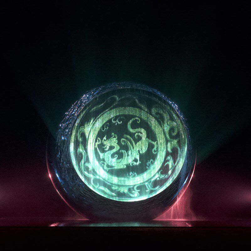 户外水幕投影机雾幕空中成像投影机纱幕3d全息互动投影电影裸眼设