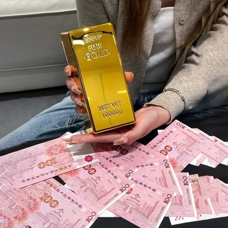 金砖红包盒发钱器2024年龙年红包创意个性新款春节红包惊喜盒子