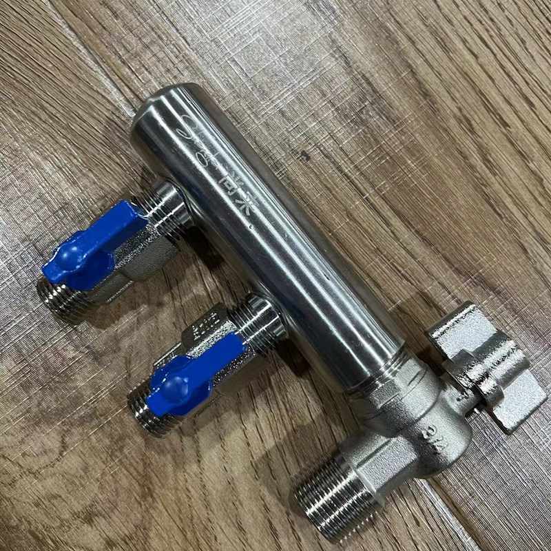 不锈钢分水器 进水6分内丝 出水4分外丝 含配件 一个