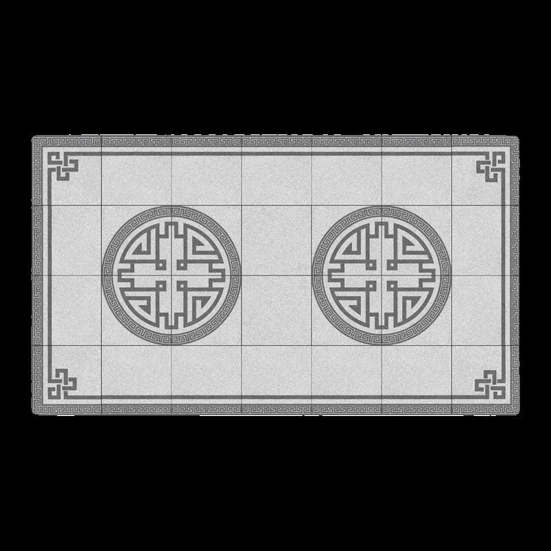 18厚中式地铺石拼花地砖庭院别墅户外院子走道花园拼图防滑石英砖