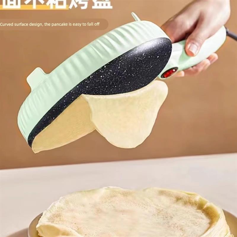烁宁薄饼机麦饭石色春饼机春卷皮网红家用千层皮煎饼锅年糕电饼铛