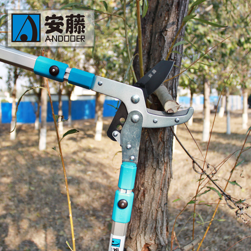 安藤 AT-1204TW伸缩粗枝剪大力剪剪枝高枝剪剪刀园林果树修枝剪