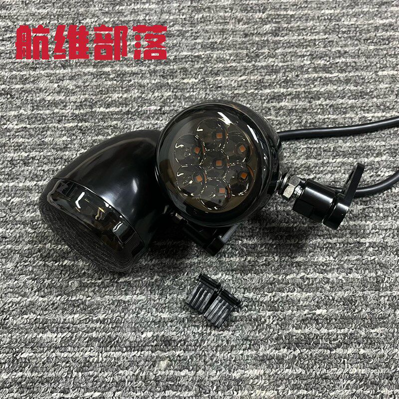 哈雷戴娜肥仔继承者XL883 1200 X48 街霸72改装LED前转向灯后转向