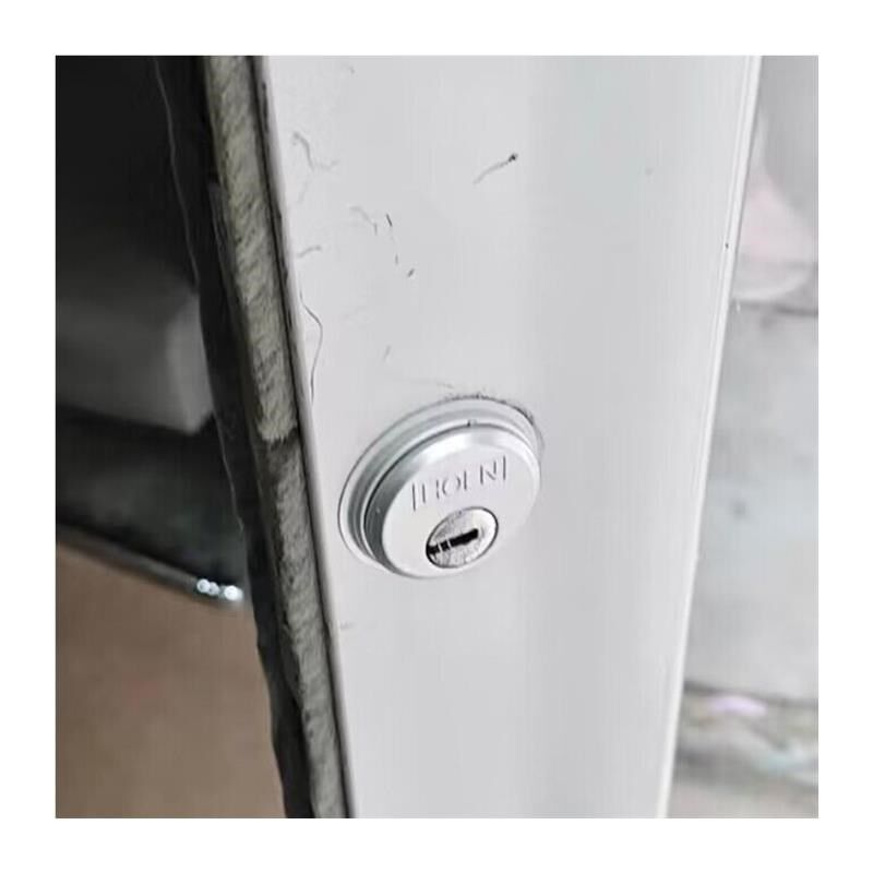 有框玻璃门配件锁胆双头面锁芯肯德基门锁材门通用型地锁铝合金.