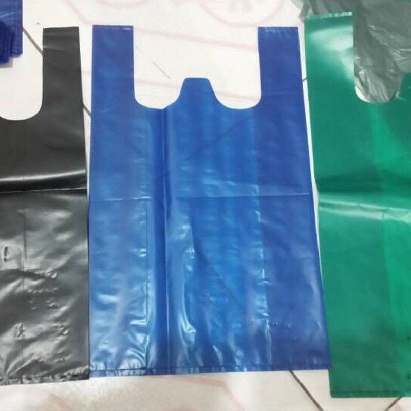 海鲜打包袋超厚款背心袋海鲜袋加厚垃圾袋手提塑料袋马夹袋装鱼袋
