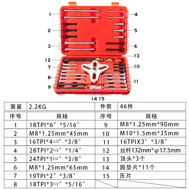 方向盘拉码拆卸器皮带轮拉拔器拉马汽车皮带盘拆卸汽修汽保工具